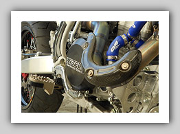 Una delle moto della scuderia